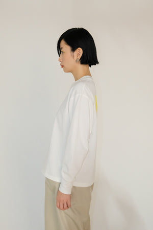 FLOWER PRINT LONG SLEEVE T-SHIRT / ma22s-06