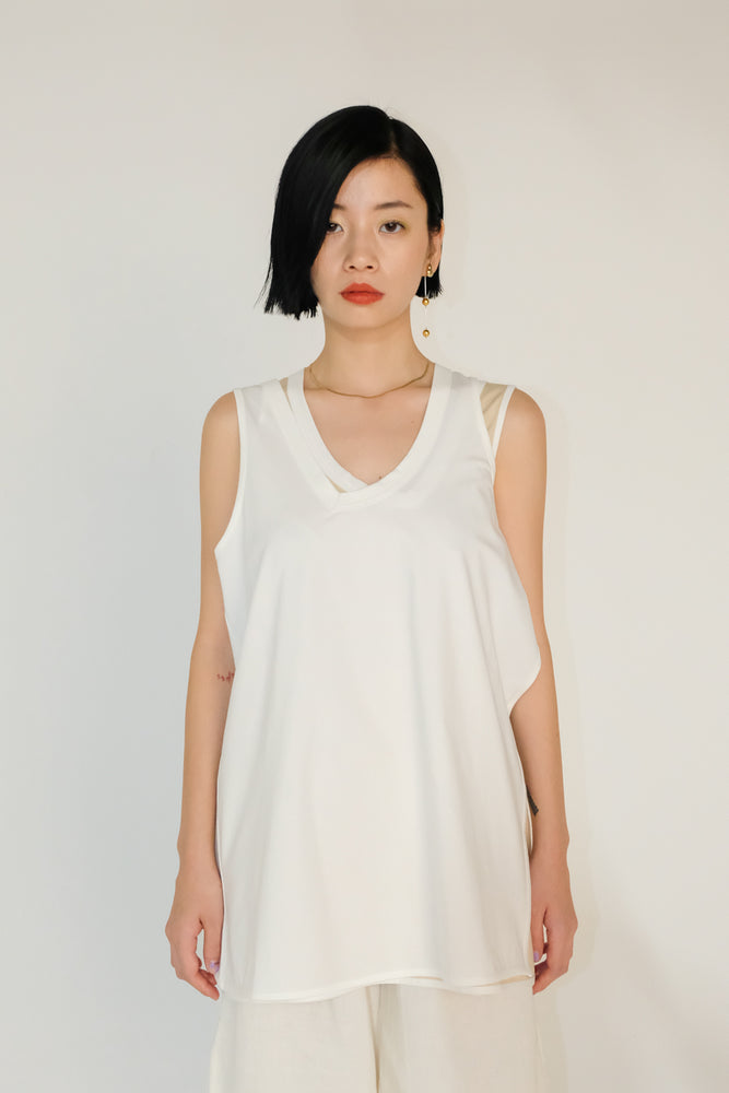 PIPING COLOR TANK TOP / ma22s-11