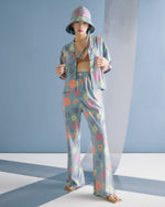 FlOWER PATTERN PANTS / ma22s-09